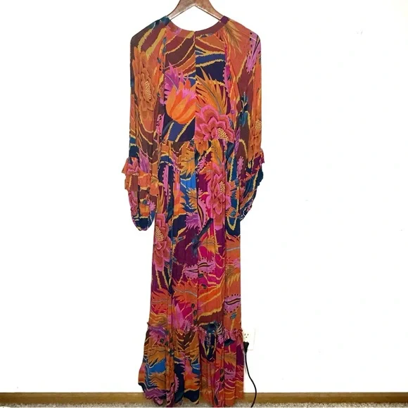 Farm Rio Vintage Wave Maxi Dress Small NWT - Picture 6 of 16